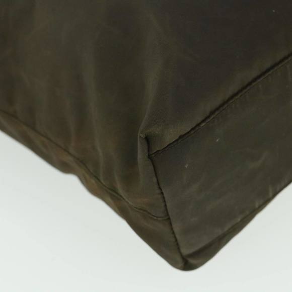 PRADA Tote Bag Nylon Brown Auth ki3483 - Picture 15 of 16